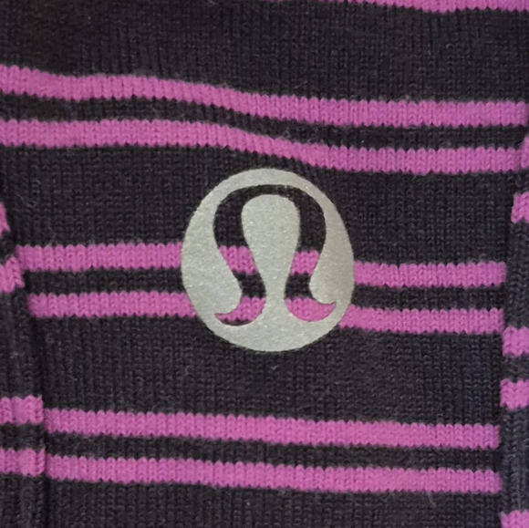 Lululemon Cool Racerback
 Double Trouble Stripe Ultra Violet Black Grape - Picture 8 of 8
